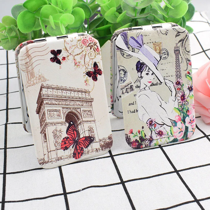 1PCS Cute Makeup Mirror Printed PU 2-Face Square Cosmetic Makeup Mirrors Girls Beauty Tool Cosmetic Mirror Hand Pocket mirror
1PCS Cute Makeup Mirror Printed PU 2-Face Square Cosmetic Makeup Mirrors Girls Beauty Tool Cosmetic Mirror Hand Pocket mirror