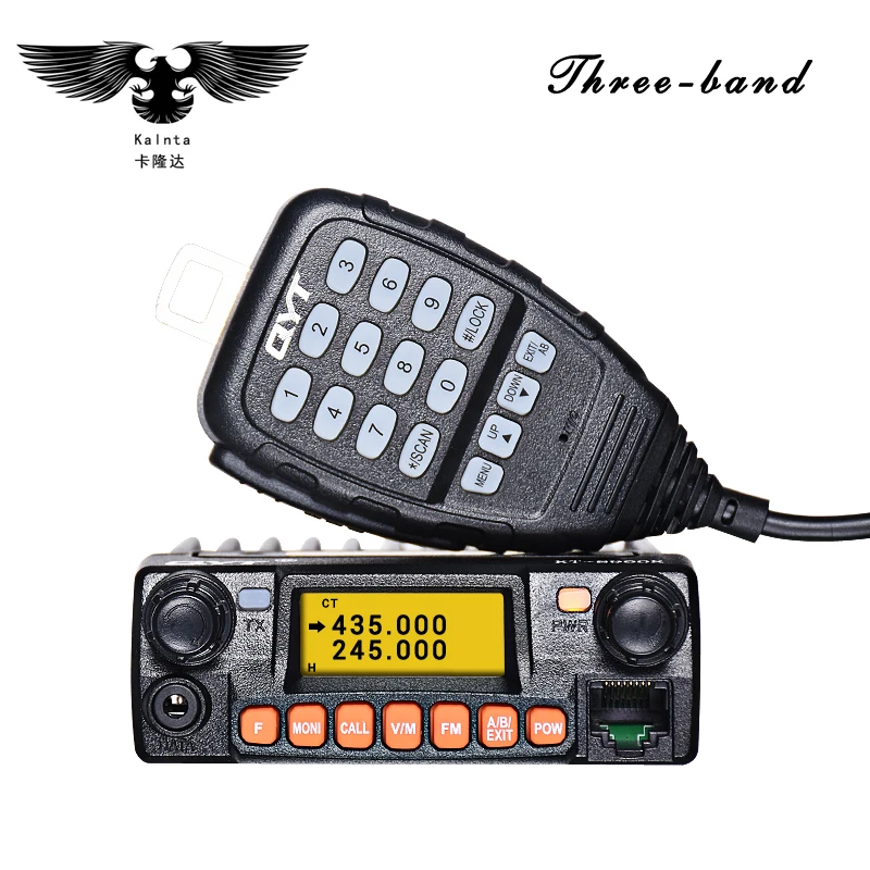 QYT KT-8900R двухсторонняя мини-Автомагнитола VHF/UHF, трехдиапазонная 25 Вт, 200CH, шифрационная, FM 8900r, автомобильный Мобильный приемопередатчик, радио 50 для автомобилей
QYT KT-8900R двухсторонняя мини-Автомагнитола VHF/UHF, трехдиапазонная 25 Вт, 200CH, шифрационная, FM 8900r, автомобильный Мобильный приемопередатчик, радио 50 для автомобилей