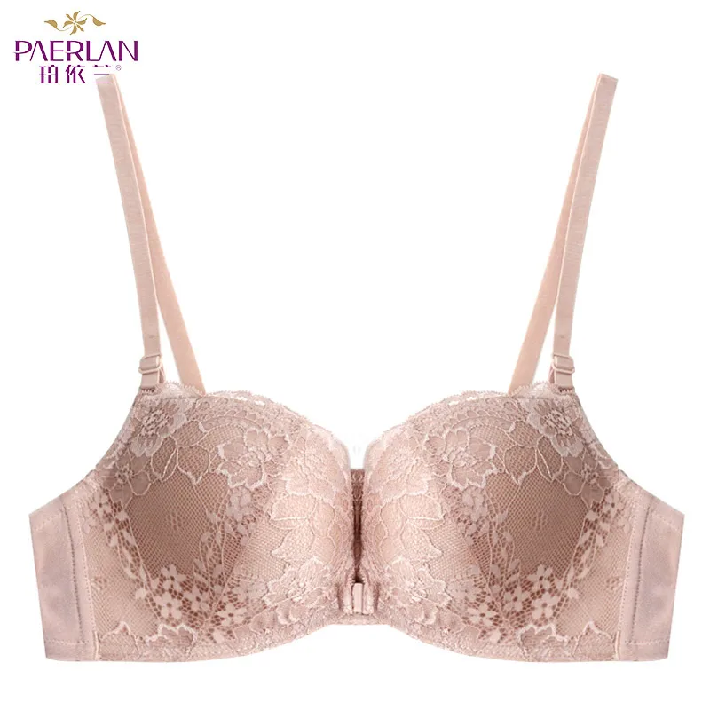 PAERLAN Women Wire Free Lace Underwear Simple Front Closure Female Lifting Bra 5/8 Cup Beauty Floral Thick Push Up Bra Wholesale
PAERLAN Women Wire Free Lace Underwear Simple Front Closure Female Lifting Bra 5/8 Cup Beauty Floral Thick Push Up Bra Wholesale