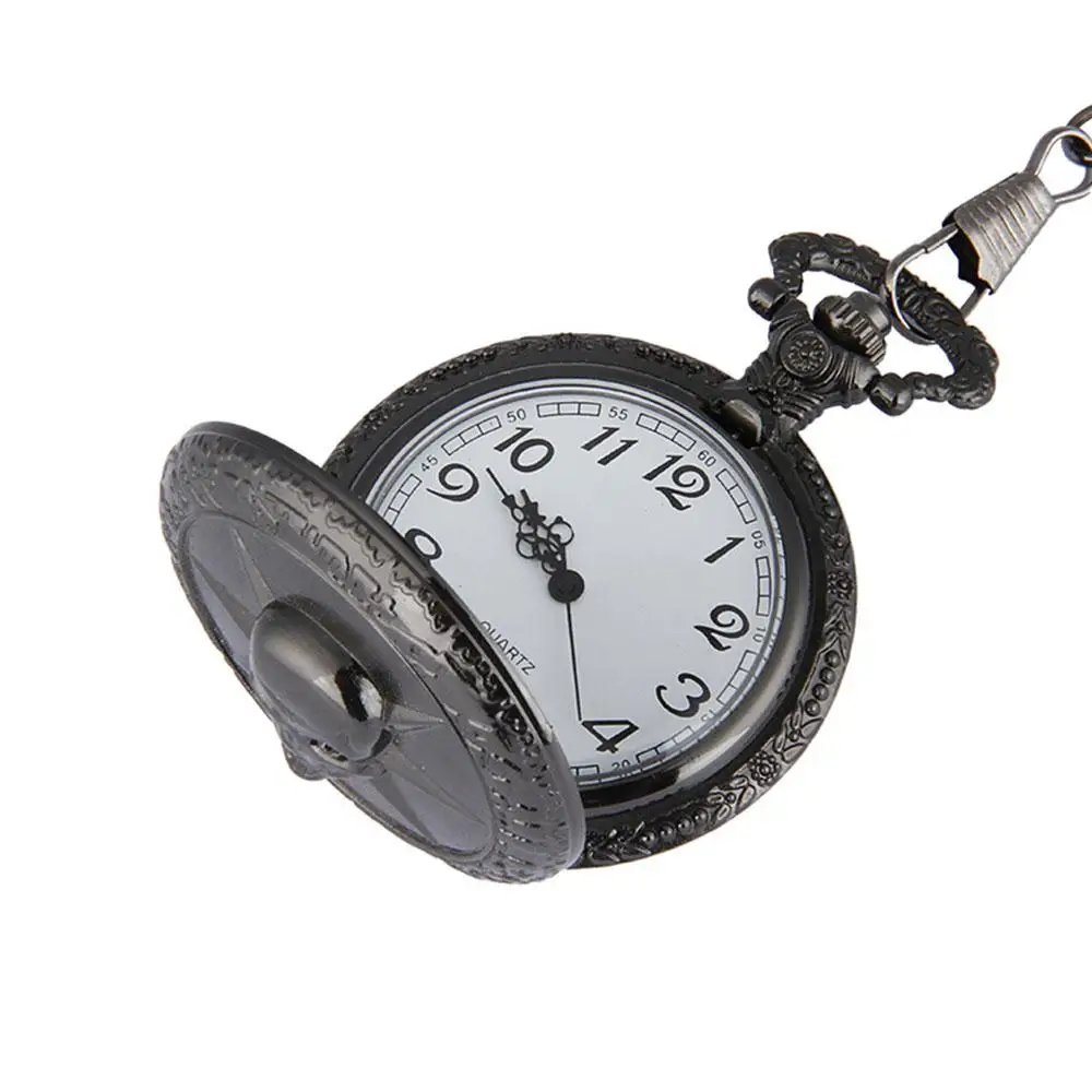 Pocket Watch Vintage Gothic Skull Sweater Chain Fob Pocket Quartz Watch Retro Alloy Pendant Necklace Antique Jewelry Quartz
Pocket Watch Vintage Gothic Skull Sweater Chain Fob Pocket Quartz Watch Retro Alloy Pendant Necklace Antique Jewelry Quartz