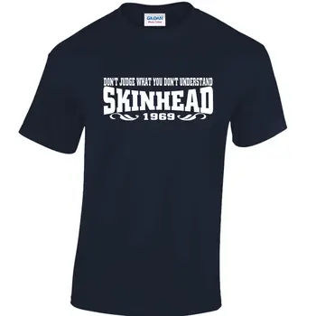 Skinhead T-Shirt Don't Judge What You Don't Understand Oi Ska 1969 Mens New Loose Cotton T-Shirts For Men Cool Tops T Shirts 
Skinhead T-Shirt Don't Judge What You Don't Understand Oi Ska 1969 Mens New Loose Cotton T-Shirts For Men Cool Tops T Shirts