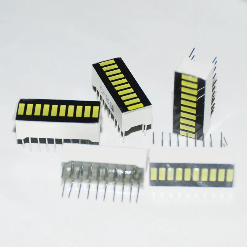 5PCS 10bar LED Display Bargraph Module 10Segment Tube 10 Bar-graph LED Display Multicolor RED White Blue Green Yellow Electronic
5PCS 10bar LED Display Bargraph Module 10Segment Tube 10 Bar-graph LED Display Multicolor RED White Blue Green Yellow Electronic