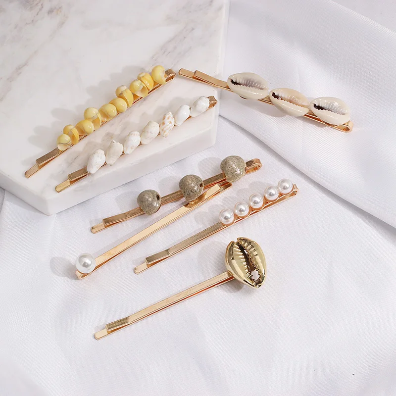JUJIA New Design Pearl Snap Barrette Hair Clips Shell Stick For Women Bohemain Elegant za Jewelry Hair Grips Accessories
JUJIA New Design Pearl Snap Barrette Hair Clips Shell Stick For Women Bohemain Elegant za Jewelry Hair Grips Accessories