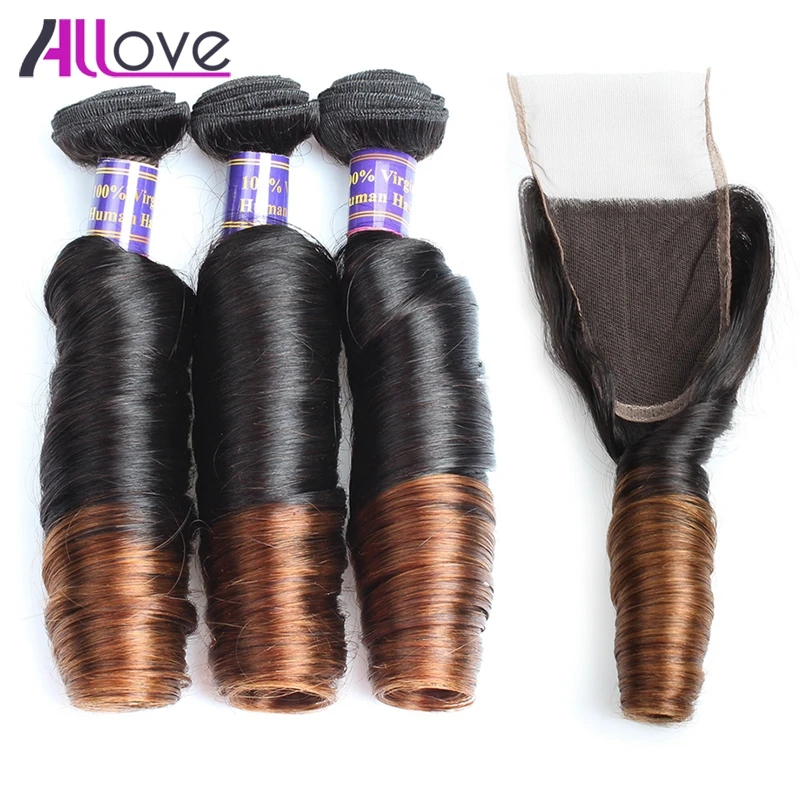 Allove Ombre Hair Extensions With Lace Closure Spring Curly Indian Human Hair Weave 3 Bundles With Closure Indian Remy Hair
Allove Ombre Hair Extensions With Lace Closure Spring Curly Indian Human Hair Weave 3 Bundles With Closure Indian Remy Hair