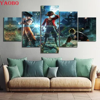 DIY 5D Diamond Painting Dragon Ball Goku Diamond Embroidery Japanese anime Diamond Mosaic Cross Stitch wall sticker 5pcs/set
DIY 5D Diamond Painting Dragon Ball Goku Diamond Embroidery Japanese anime Diamond Mosaic Cross Stitch wall sticker 5pcs/set