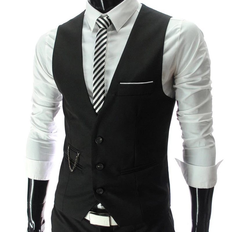 Men's Suit Vest Slim Fit Leisure Cotton vest Male Classic Gentleman Suit Set Business Waistcoat For Wedding Groomsmen Vests 9881
Men's Suit Vest Slim Fit Leisure Cotton vest Male Classic Gentleman Suit Set Business Waistcoat For Wedding Groomsmen Vests 9881