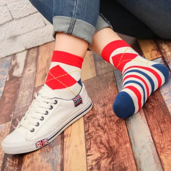 ZDL-272 Harajuku Korea Unique Women Cotton High Socks Cotton Geometric Stripes Socks Plaid Casual 20 pairs
ZDL-272 Harajuku Korea Unique Women Cotton High Socks Cotton Geometric Stripes Socks Plaid Casual 20 pairs