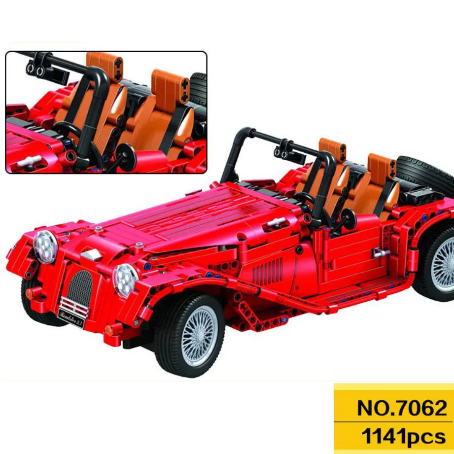 Classic 1:10 scale technics red convertible Vintage car toy assemble bricks model building block collection for kids gifts
Classic 1:10 scale technics red convertible Vintage car toy assemble bricks model building block collection for kids gifts