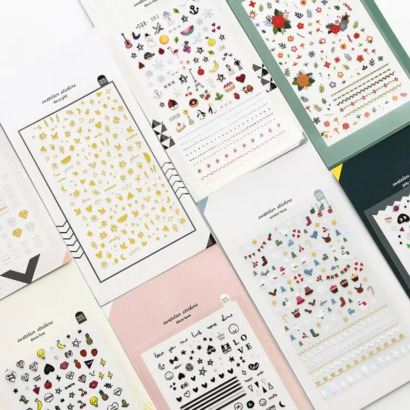 1 Sheet Animals Flowers Cartoon Nail Sticker Decorative Stationery Calendar Diary Note Book Scrapbook Sticker New
1 Sheet Animals Flowers Cartoon Nail Sticker Decorative Stationery Calendar Diary Note Book Scrapbook Sticker New