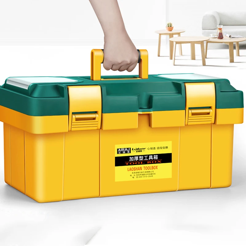 Large Toolbox Household Maintenance Electrician Tool Box Multifunctional ABS Hardware Auto Car Repair Thicken Portable Toolbox
Large Toolbox Household Maintenance Electrician Tool Box Multifunctional ABS Hardware Auto Car Repair Thicken Portable Toolbox