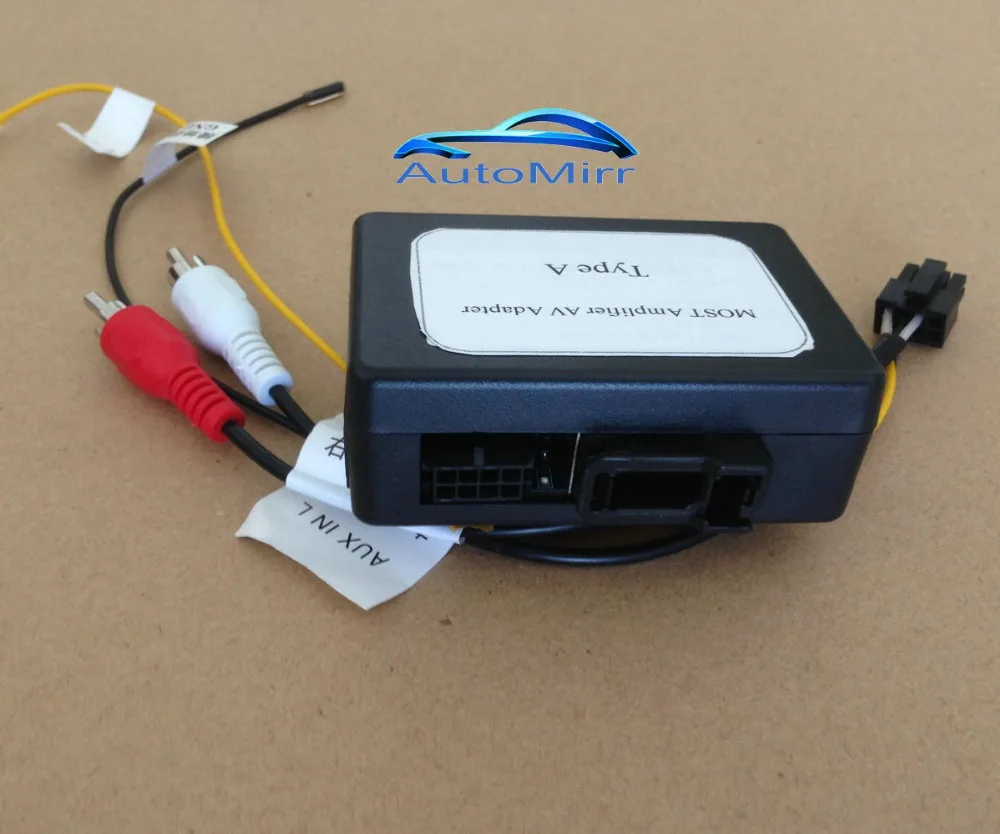 Longate MOST RCA audio adapter fit Benz E S CL CLS SL SLK Class fiber optic power amplifier Aux converter 2005 2006 2007
Longate MOST RCA audio adapter fit Benz E S CL CLS SL SLK Class fiber optic power amplifier Aux converter 2005 2006 2007