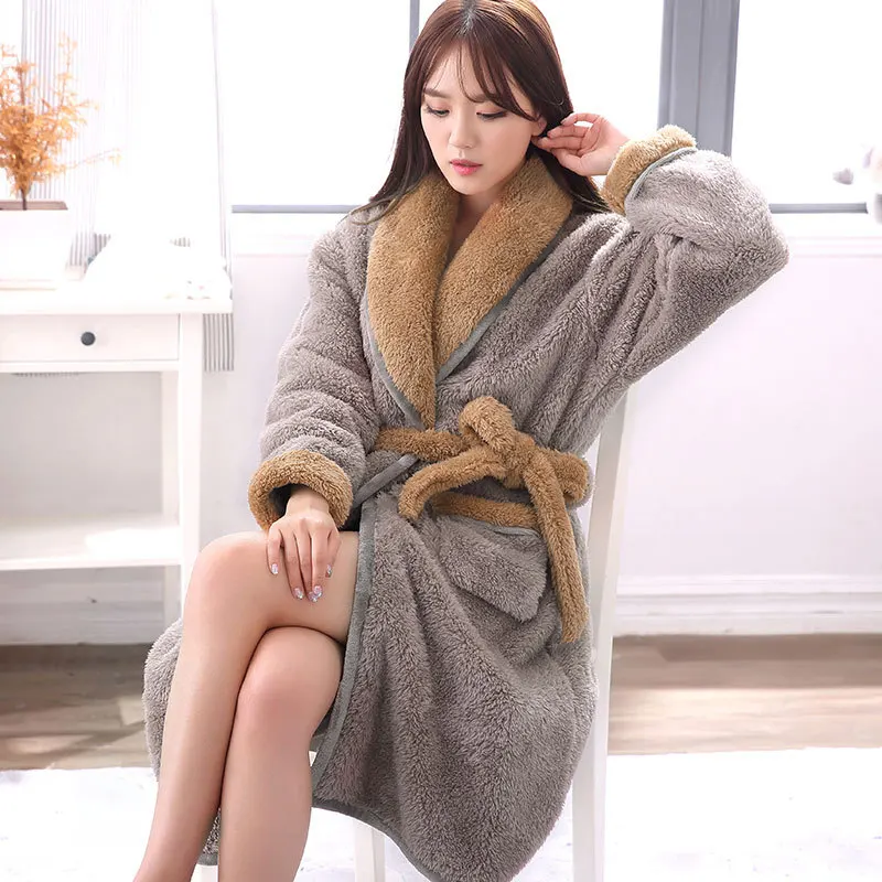 2019 New Winter Thick Warm Flannel Japanese Kimono Robes For Women Long Sleeve Coral Velvet Bathrobe Sleepwear Homewear Clothing
2019 New Winter Thick Warm Flannel Japanese Kimono Robes For Women Long Sleeve Coral Velvet Bathrobe Sleepwear Homewear Clothing