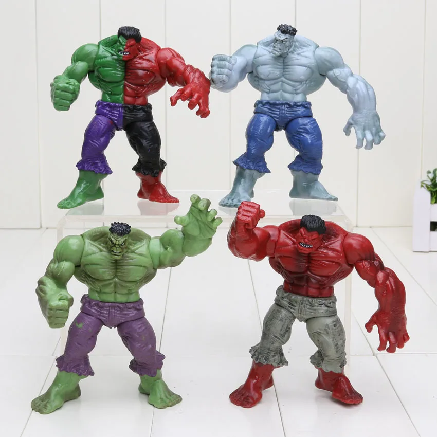 4pcs/set Avengers 2 Hulk 4 different Compound Red Grey Green PVC Action Figure Toys good gift for kids
4pcs/set Avengers 2 Hulk 4 different Compound Red Grey Green PVC Action Figure Toys good gift for kids