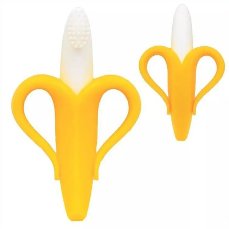 1 pcs Silicone Teether Baby Teething Toys Banana Teether Infant Oral Toothbrush Dental Care Chewing Toy Fruit Teethers
1 pcs Silicone Teether Baby Teething Toys Banana Teether Infant Oral Toothbrush Dental Care Chewing Toy Fruit Teethers