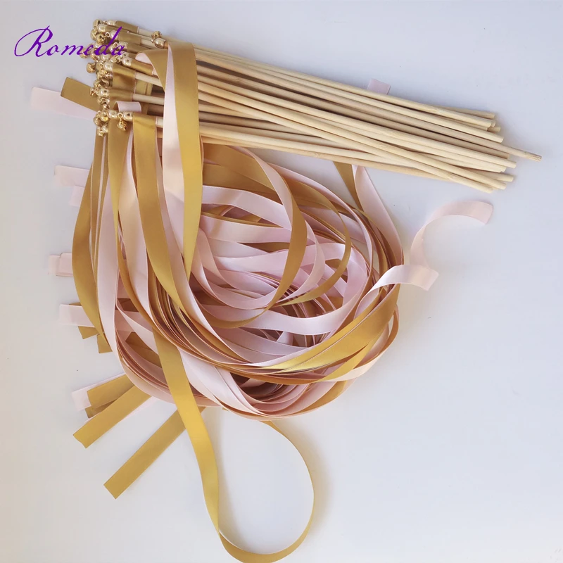 50pcs/lot Pink and Gold wedding wands Twirling Streamers wedding ribbon stick for wedding decoration
50pcs/lot Pink and Gold wedding wands Twirling Streamers wedding ribbon stick for wedding decoration