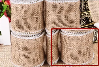 Hessian wedding craft Natural Jute burlap ribbon with pearl Burlap Ribbon With Bead Rusitc Wedding flower Gift Wrapping
Hessian wedding craft Natural Jute burlap ribbon with pearl Burlap Ribbon With Bead Rusitc Wedding flower Gift Wrapping