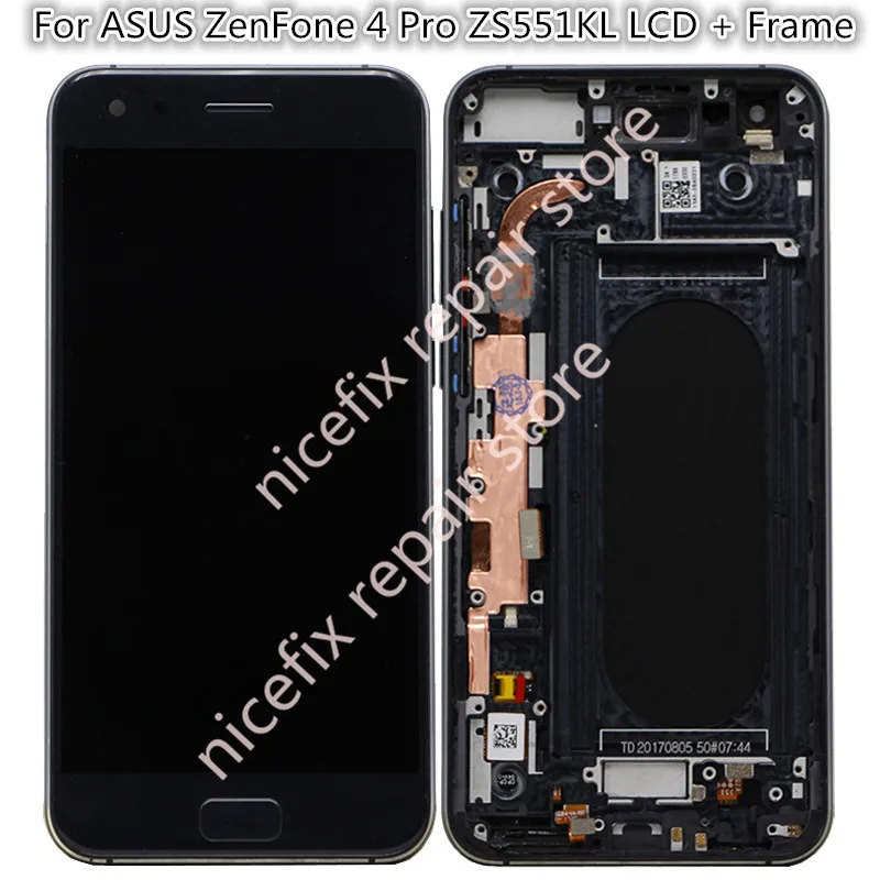 New arrival 1920x1080 LCD Display Frame Panel Touch Screen Sensor Digitizer Assembly replacement For ASUS ZenFone 4 Pro ZS551KL
New arrival 1920x1080 LCD Display Frame Panel Touch Screen Sensor Digitizer Assembly replacement For ASUS ZenFone 4 Pro ZS551KL