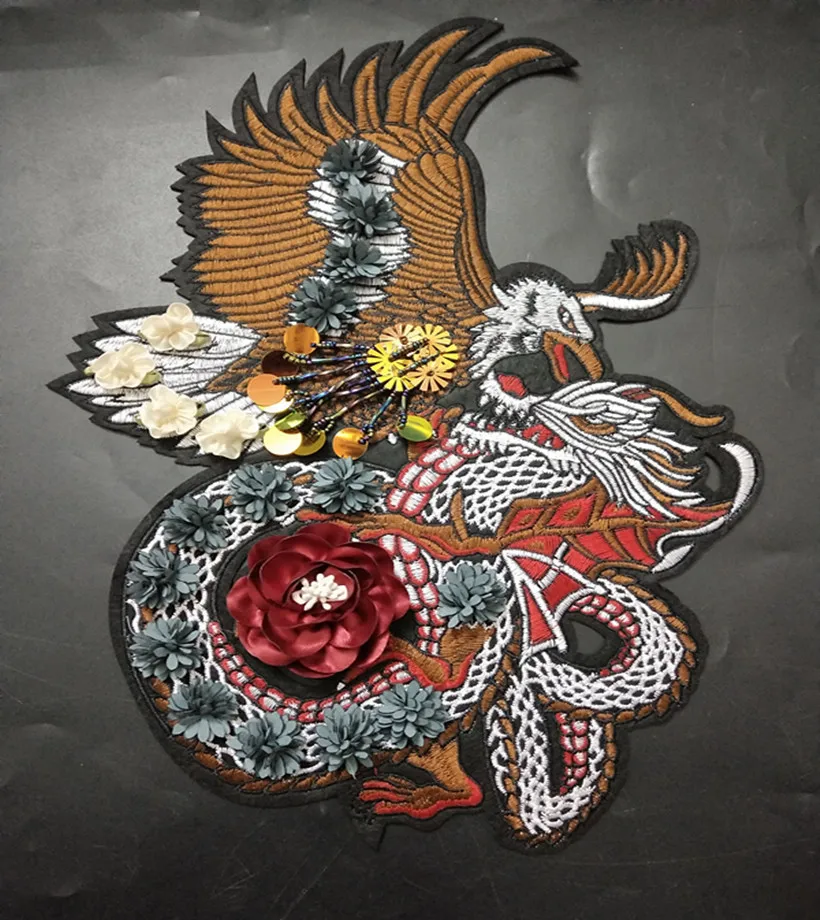 designer patches for clothing eagle-dragon beaded parches bordados para ropa sewing on applique parches termoadhesivos ropa
designer patches for clothing eagle-dragon beaded parches bordados para ropa sewing on applique parches termoadhesivos ropa