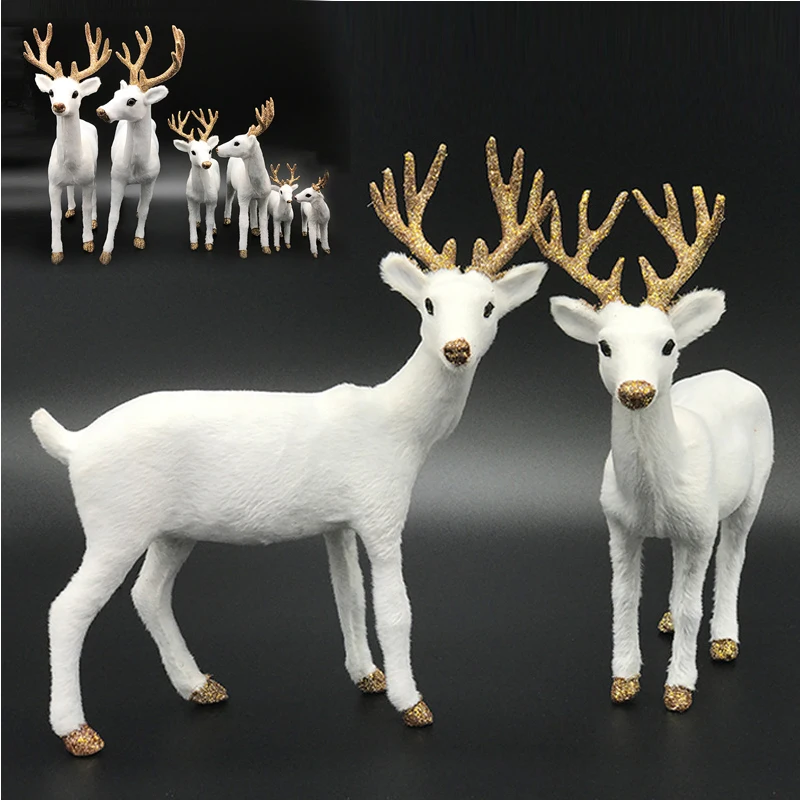 Christmas Reindeer Deer Santa Crafts Elk Xmas Tree Ornament Home Decoration Figurines Size Small Middle Big
Christmas Reindeer Deer Santa Crafts Elk Xmas Tree Ornament Home Decoration Figurines Size Small Middle Big