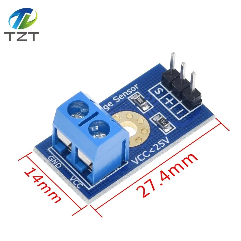 Smart Electronics DC 0-25V Standard Voltage Sensor Module Test Electronic Bricks Smart Robot for arduino Diy Kit
Smart Electronics DC 0-25V Standard Voltage Sensor Module Test Electronic Bricks Smart Robot for arduino Diy Kit