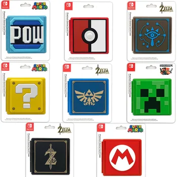 Cartoon Hard Shell Momery SD 12 Game Cards Storage Box Holder Container for Zelda Mario Nintend Switch NS Protective Case Cover 
Cartoon Hard Shell Momery SD 12 Game Cards Storage Box Holder Container for Zelda Mario Nintend Switch NS Protective Case Cover