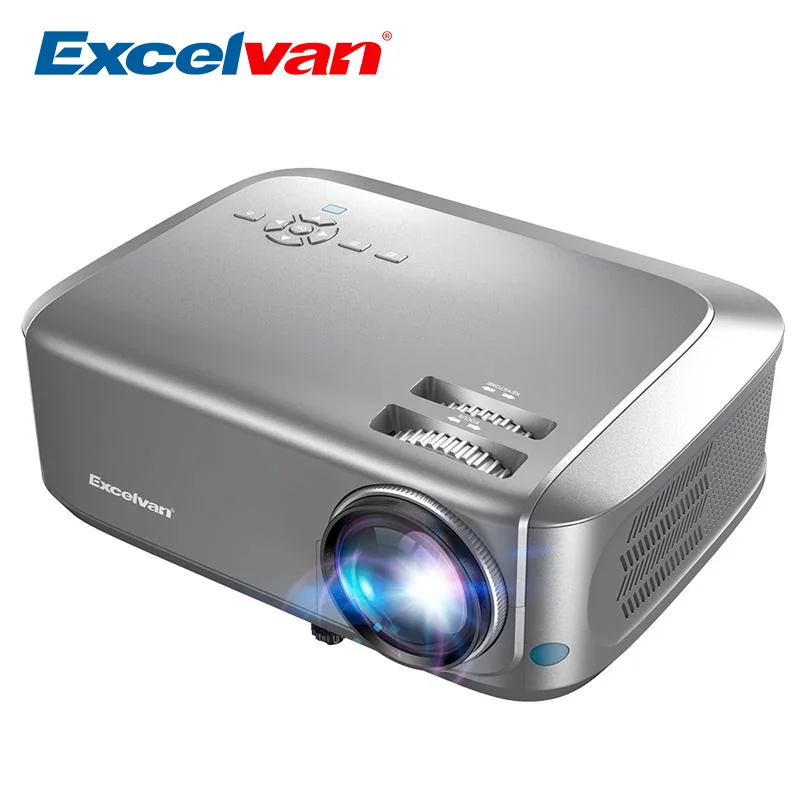 

Excelvan BL68 Home Theater Projector 1280*800 Resolution Supports Red-Blue 3D 1080P Videos HDMI VGA USB Interfaces Dust-Proof