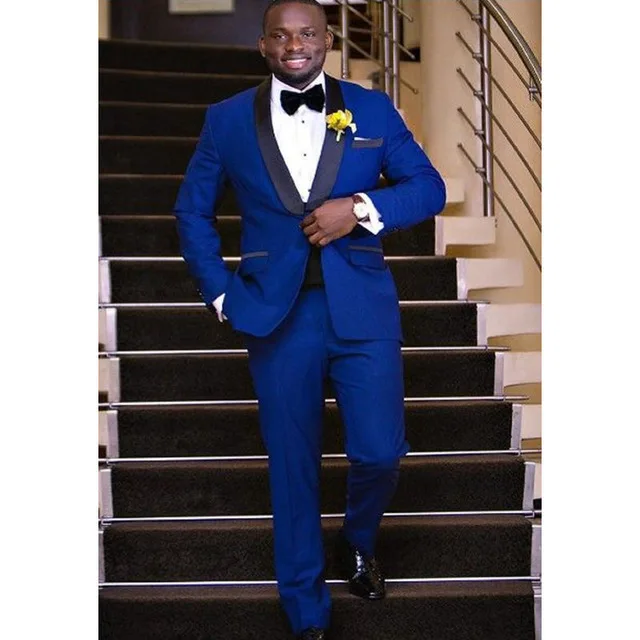 Custom 3 Pieces Royal Blue Wedding Suits For Men Slim Fit Tuxedo Prom Groom Suit Party Business Prom Custom Made Suits
Custom 3 Pieces Royal Blue Wedding Suits For Men Slim Fit Tuxedo Prom Groom Suit Party Business Prom Custom Made Suits
