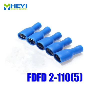 Good Quality 100pcs/lot FDFD2-110(5) Blue AWG16-14 Brass Insulating Crimp Terminals Connectors Female Terminal
Good Quality 100pcs/lot FDFD2-110(5) Blue AWG16-14 Brass Insulating Crimp Terminals Connectors Female Terminal