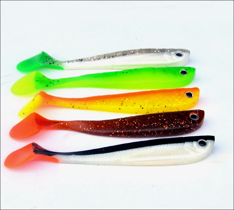 10Pcs 6G/11Cm Handmade Soft Bait Fish Fishing Lure Shad Manual Silicon –  Bargain Bait Box