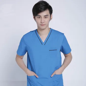 Summer Doctors Short Sleeve Scrub Uniforms Hospital Surgical Workwear Pet Doctors Clothes Operation Medical Clothing
Summer Doctors Short Sleeve Scrub Uniforms Hospital Surgical Workwear Pet Doctors Clothes Operation Medical Clothing