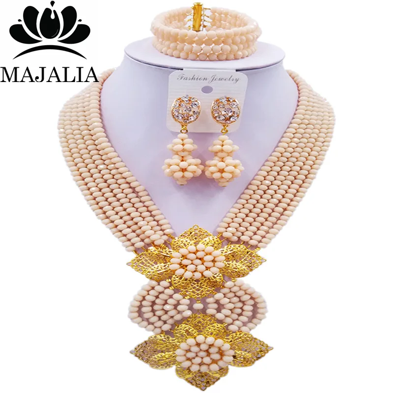 Majalia Classic Nigeria Wedding African Beads Jewelry Set Ivory Crystal Necklace Bracelet Earrings Free Shipping 6SO013
Majalia Classic Nigeria Wedding African Beads Jewelry Set Ivory Crystal Necklace Bracelet Earrings Free Shipping 6SO013