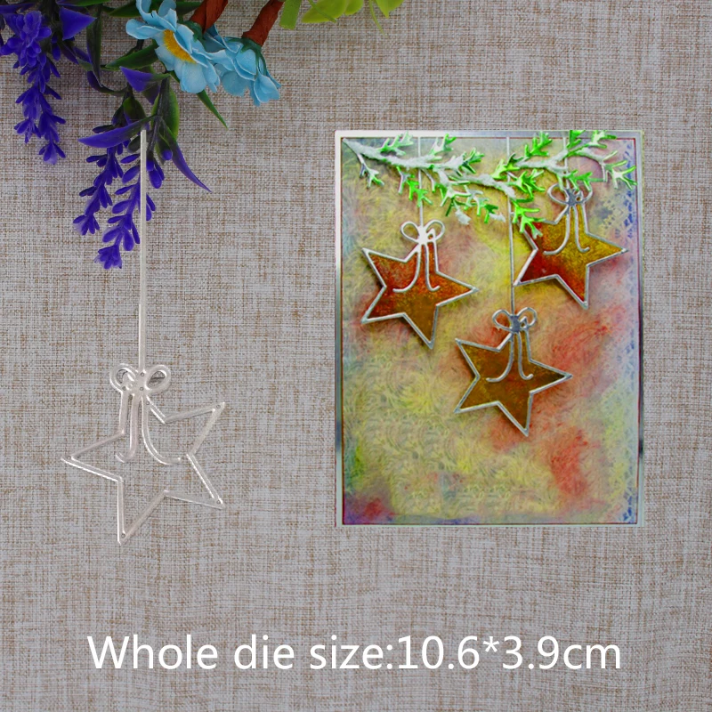 2019 New Arrival Lovely Star Ornament Gift Cutting Dies Stencil DIY Scrapbook Embossing Decorative Paper Card Craft 106x39mm
2019 New Arrival Lovely Star Ornament Gift Cutting Dies Stencil DIY Scrapbook Embossing Decorative Paper Card Craft 106x39mm