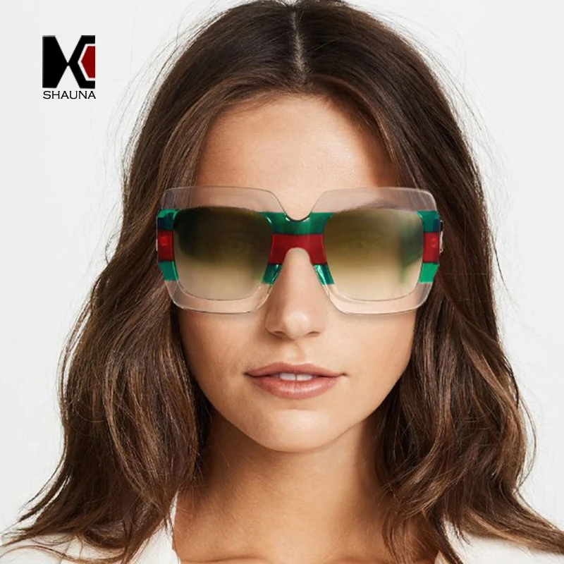 SHAUNA Oversize Mixed Colors Frame Women Square Sunglasses Popular Men Gradient Lens Shades UV400
SHAUNA Oversize Mixed Colors Frame Women Square Sunglasses Popular Men Gradient Lens Shades UV400