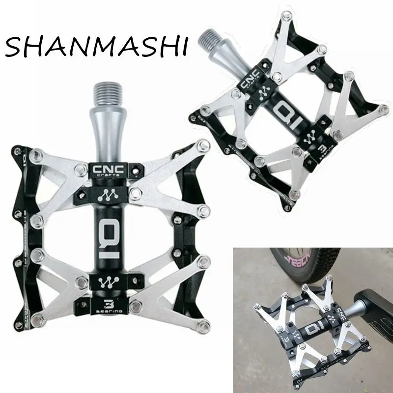 3 Bearings Bicycle Pedals CNC Mountain Bike Pedals Road MTB Aluminum Alloy Ultralight Skid Cycling Pedal BMX de bicicleta Bike
3 Bearings Bicycle Pedals CNC Mountain Bike Pedals Road MTB Aluminum Alloy Ultralight Skid Cycling Pedal BMX de bicicleta Bike