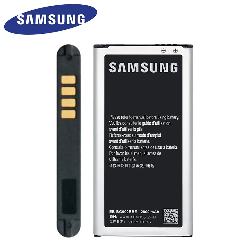 Original Samsung Battery for Samsung Galaxy S5 G900 G900S G900F G900M G9008V 9006V 9008W EB-BG900BBU EB-BG900BBE 2800mAh WithNFC
Original Samsung Battery for Samsung Galaxy S5 G900 G900S G900F G900M G9008V 9006V 9008W EB-BG900BBU EB-BG900BBE 2800mAh WithNFC