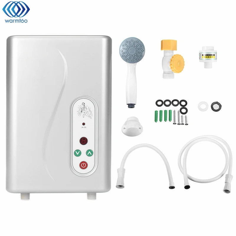 6100W IPX4 Wateproof Instant Electric Water Heater Heating With Defend Electricity Wall Shower Tankless Home Kitchen Bathroom
6100W IPX4 Wateproof Instant Electric Water Heater Heating With Defend Electricity Wall Shower Tankless Home Kitchen Bathroom