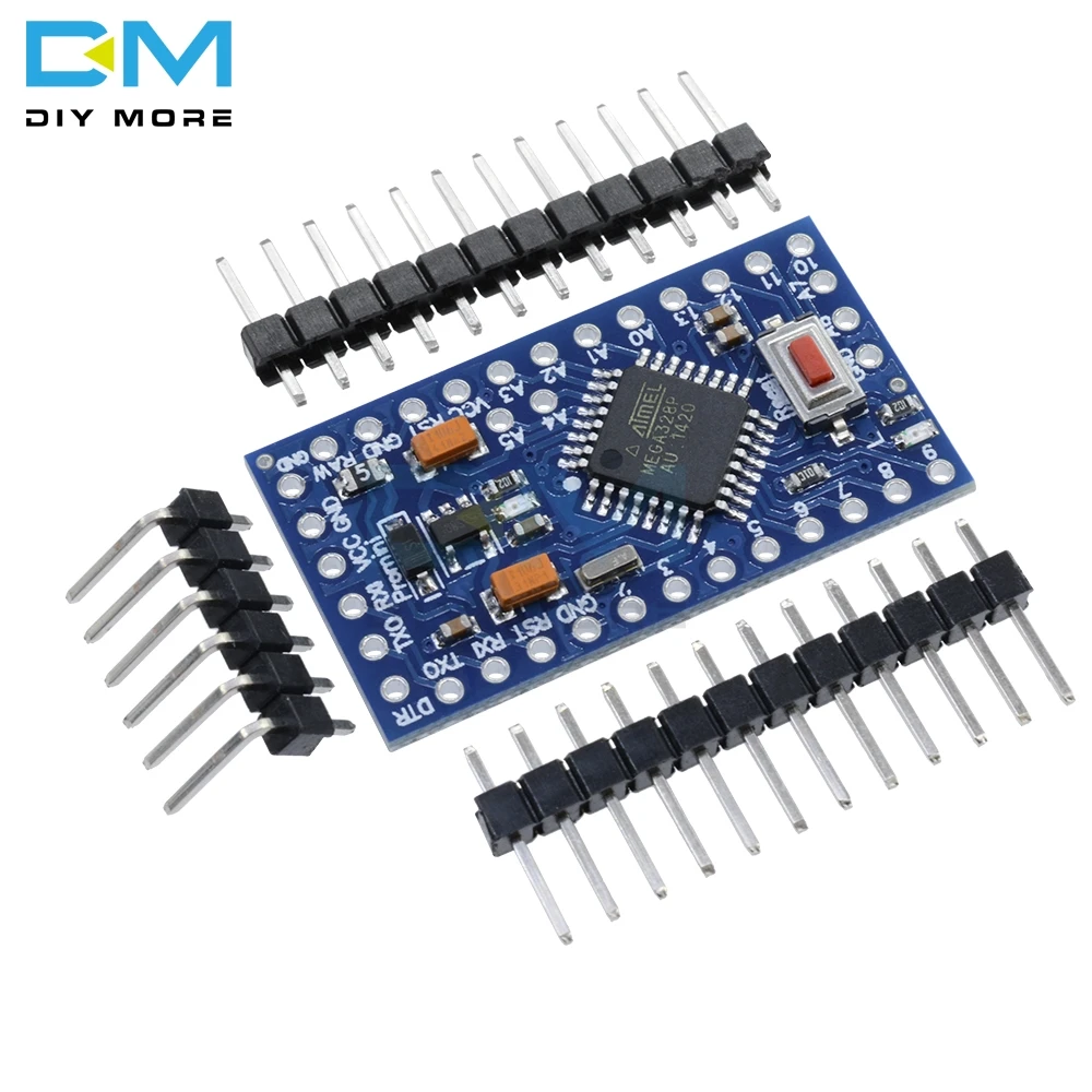 Pro Mini Atmega328 328P DC 5V 16M Board Replace ATmega128 Module For Arduino Compatible Nano Atmega328P-AU RX/TX 3.8-12V DIY KIT
Pro Mini Atmega328 328P DC 5V 16M Board Replace ATmega128 Module For Arduino Compatible Nano Atmega328P-AU RX/TX 3.8-12V DIY KIT