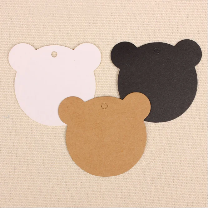 100 X Brown / Black / White Bear Paper Mark Kraft Paper Tags Hang Pricing Label Party Wedding Gift Favors Candy Boxes Tag Card
100 X Brown / Black / White Bear Paper Mark Kraft Paper Tags Hang Pricing Label Party Wedding Gift Favors Candy Boxes Tag Card