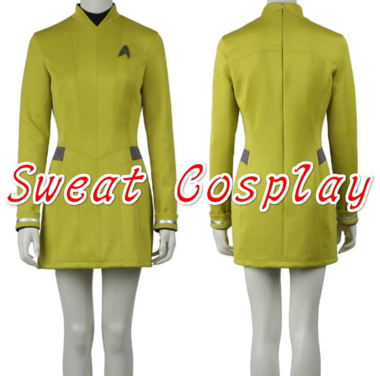 High Quality Star Trek Beyond Uniform Nyota Uhura Yellow Shirt Dress Cosplay Costume
High Quality Star Trek Beyond Uniform Nyota Uhura Yellow Shirt Dress Cosplay Costume