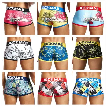 JOCKMAIL fashion men boxer sexy men underwear Low waist breathable ice silk cartoon print gay underwear toy have fun Men Shorts
JOCKMAIL fashion men boxer sexy men underwear Low waist breathable ice silk cartoon print gay underwear toy have fun Men Shorts