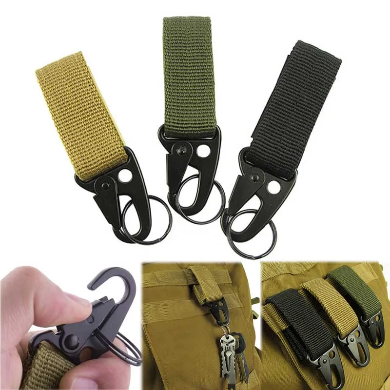 Outdoor Carabiner Key Sling Eagle Mouth Hook Webbing Molle Buckle Hanging Belt Carabiner Clip Climbing Hiking Equipment Buckles
Outdoor Carabiner Key Sling Eagle Mouth Hook Webbing Molle Buckle Hanging Belt Carabiner Clip Climbing Hiking Equipment Buckles