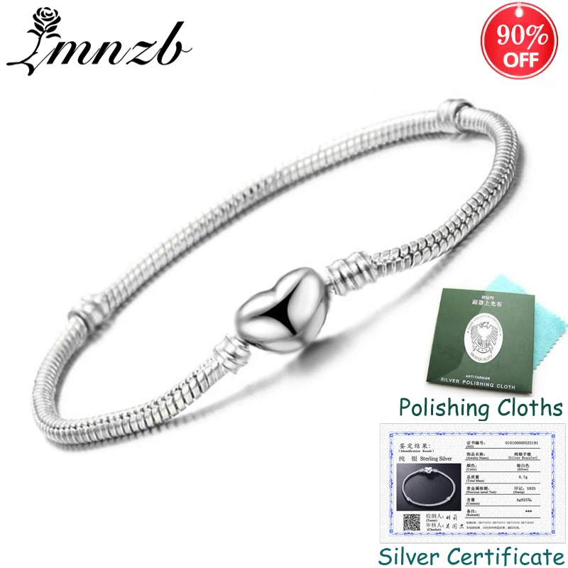 Have Certificate! Original 925 Solid Silver Charm Bracelet Bangles Handmade DIY Bead Gift Bracelet Jewelry For Women ZSLB191
Have Certificate! Original 925 Solid Silver Charm Bracelet Bangles Handmade DIY Bead Gift Bracelet Jewelry For Women ZSLB191