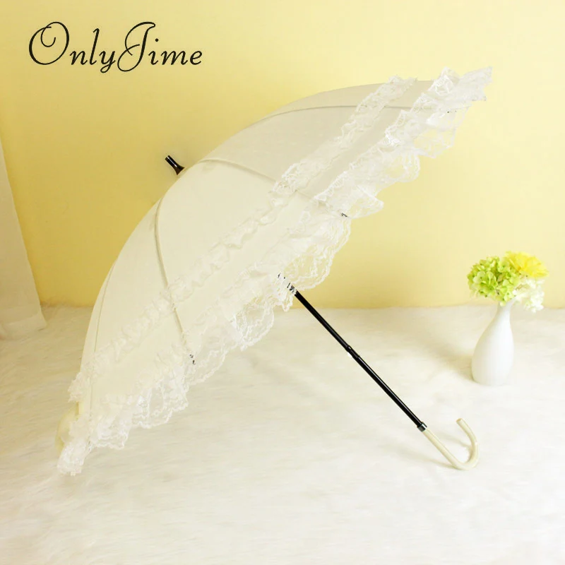 Женские двухслойные зонты с длинной ручкой Only Jime ветрозащитные Зонты высокого