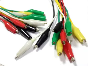 10PCS Double Ended Alligator Crocodile Clips Test Lead Jumper Wires Aligator Clip Cable Wires Tool Length about 50CM
10PCS Double Ended Alligator Crocodile Clips Test Lead Jumper Wires Aligator Clip Cable Wires Tool Length about 50CM