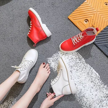 2019 autumn new wild thick-soled high-top shoes with casual shoes
2019 autumn new wild thick-soled high-top shoes with casual shoes