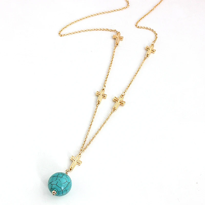 Simple Style Green Green Pendant Necklace Women Cross Long Gold Chain Necklaces Colar Bijoux Sne160094
Simple Style Green Green Pendant Necklace Women Cross Long Gold Chain Necklaces Colar Bijoux Sne160094