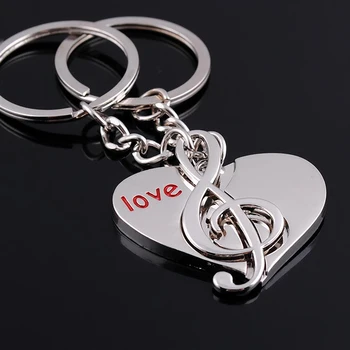 20pair/lot Creative Notes music Music notation Metal Keychain Keyring Key Chain Ring Key Fob Holder
20pair/lot Creative Notes music Music notation Metal Keychain Keyring Key Chain Ring Key Fob Holder