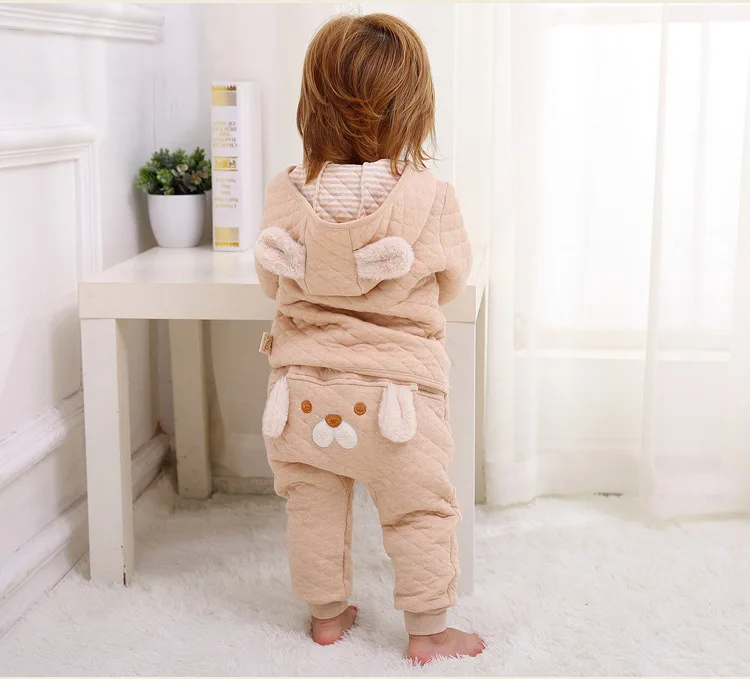 New Winter Infant Baby Clothing Set Coat Hooded + Pants Cartoon Thickening Organic Cotton Warm Newborn Clothing Set New Winter Infant Baby Clothing Set Coat Hooded + Pants Cartoon Thickening Organic Cotton Warm Newborn Clothing Set<br><br>Aliexpress
