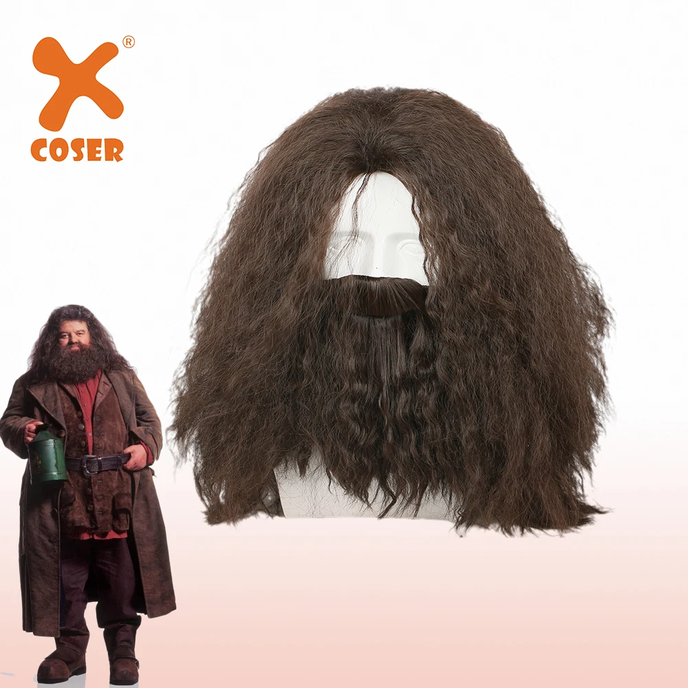 XCOSER Halloween Hagrid Costume Props Harry's Friend Cosplay Costume Brown Long Curly Wavy Hair Accessories With Beard Hot Sale
XCOSER Halloween Hagrid Costume Props Harry's Friend Cosplay Costume Brown Long Curly Wavy Hair Accessories With Beard Hot Sale