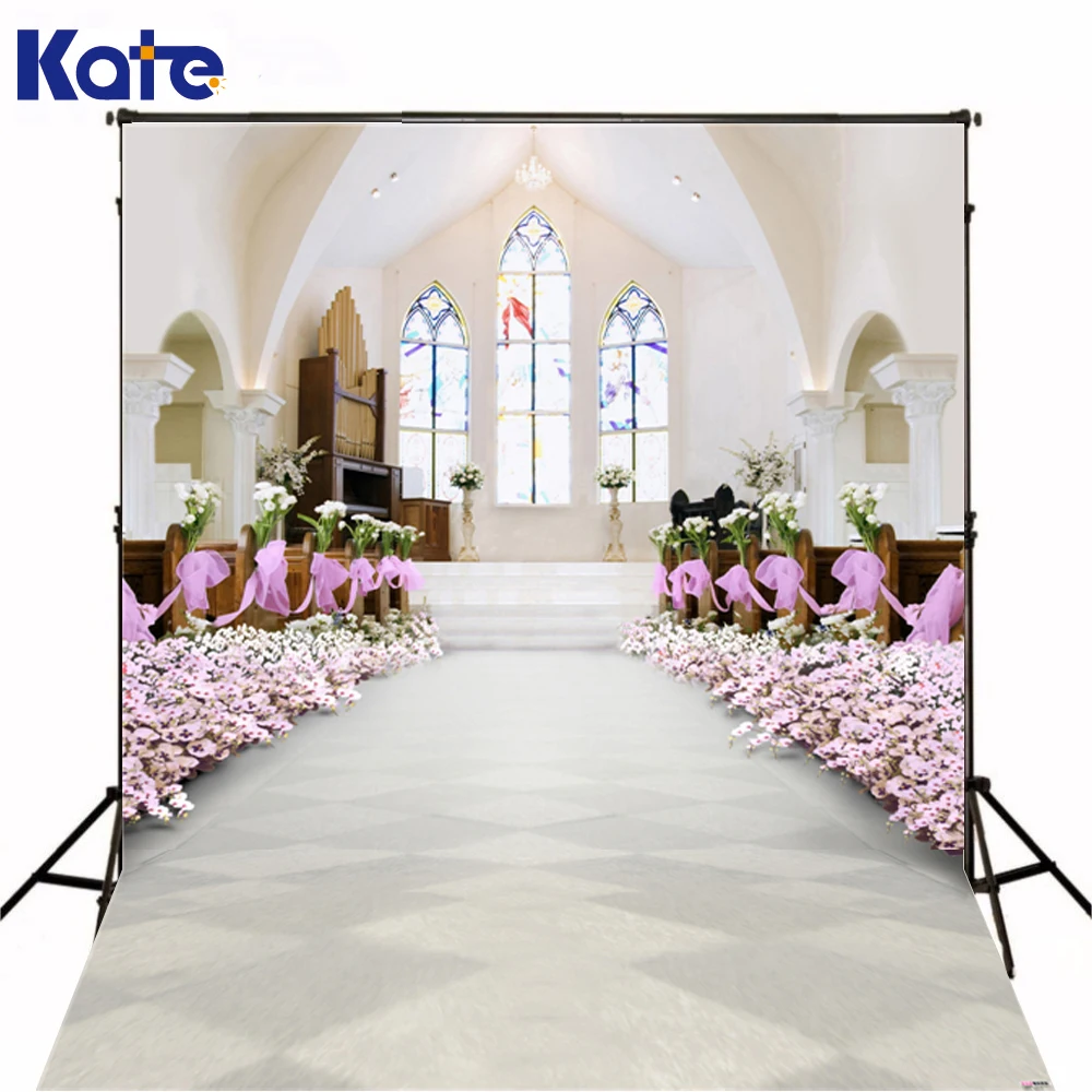

3M*2M(10*6.5 Ft) Kate Gorgeous Photography Backdrop White Basilica Flowers Photography Backgrounds For Wedding Background